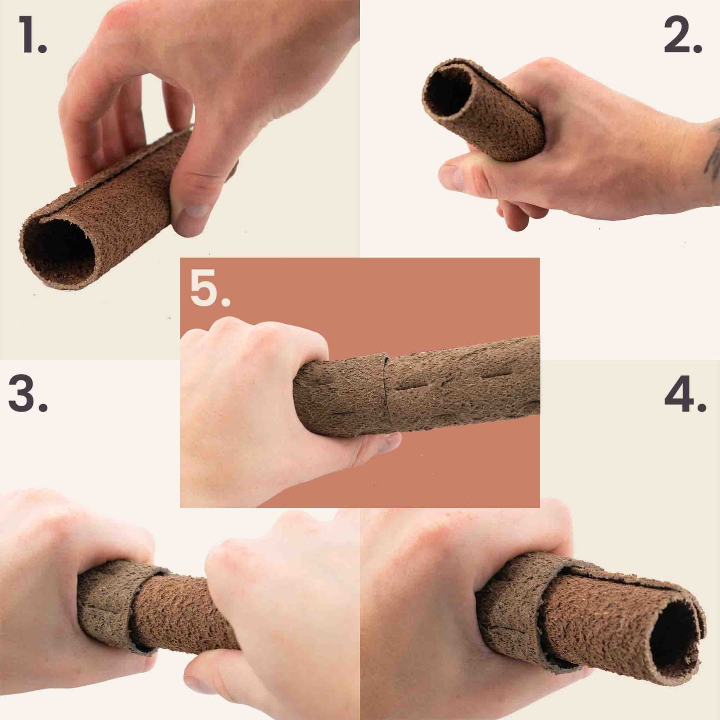 Biobased Klimstok (5x, bevat ook 15x clips & verbindstukken)