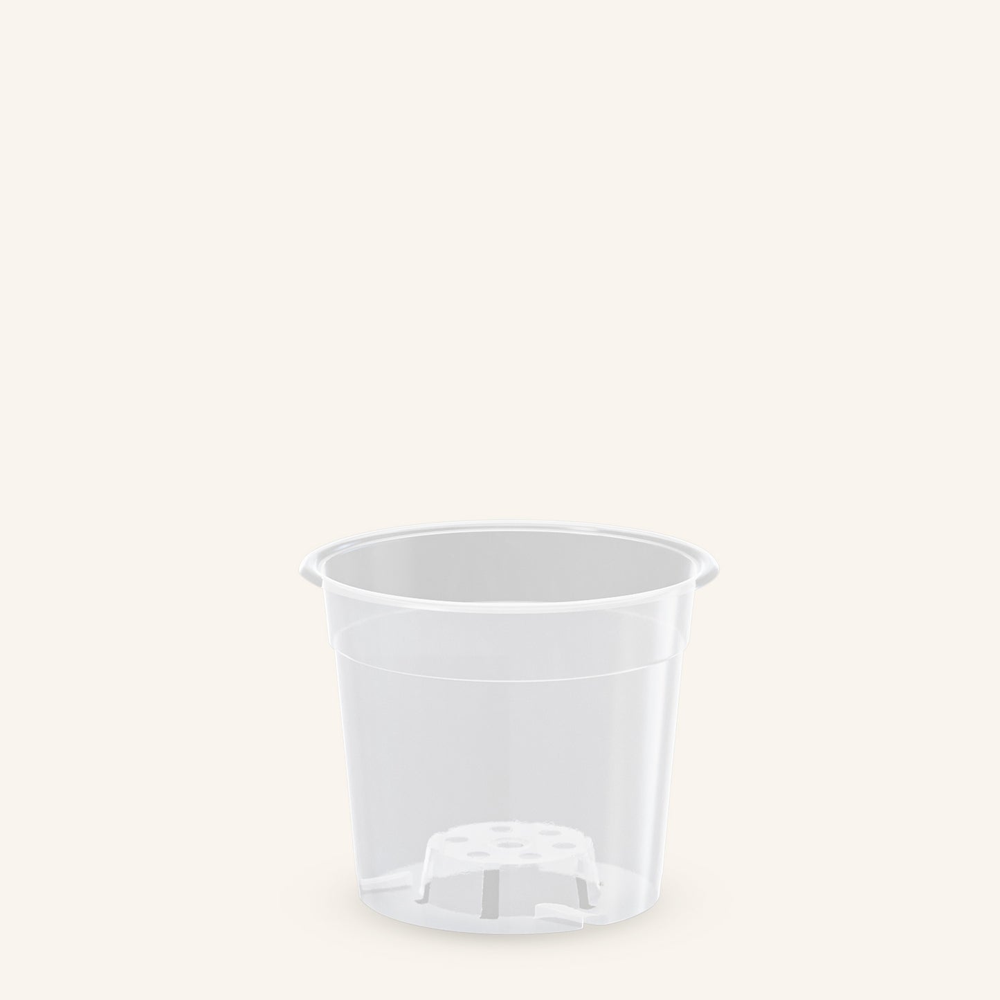 Doorzichtige plantenpot