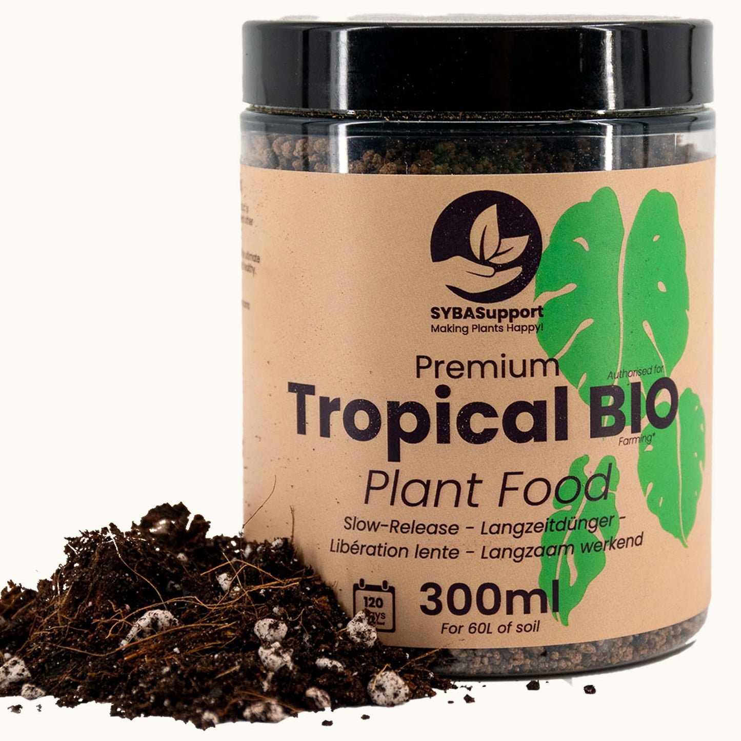 Tropische BIO plantenvoeding langzaam werkend